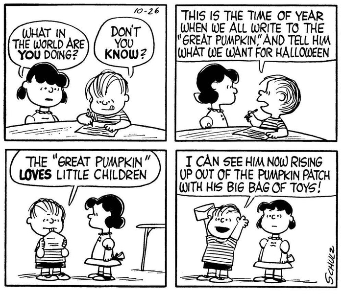 Waiting For The Great Pumpkin, by Charles M. Schulz