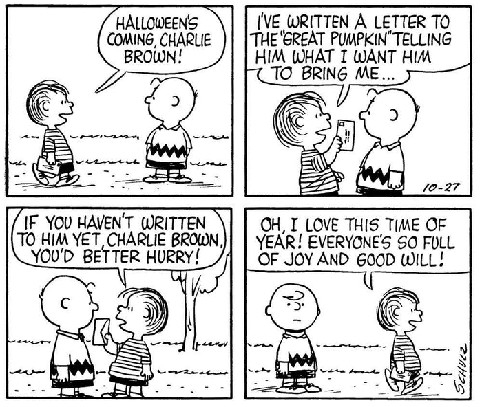 Waiting For The Great Pumpkin, by Charles M. Schulz