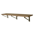 Wall-Mounted Plastic Bench