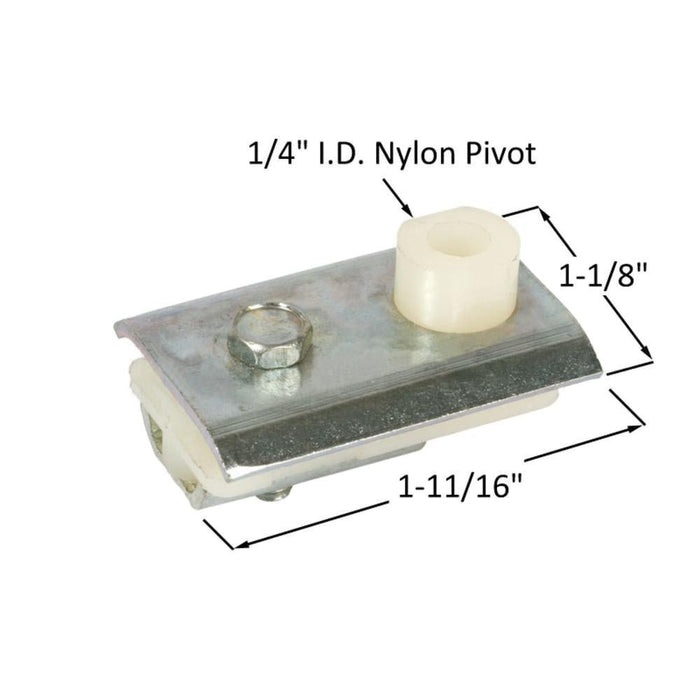 Wardrobe & Closet Door 1 - 1/8" Pivot Bracket - Reflect Window & Door