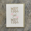 Wedding Card: Mrs. and  Mrs., Letterpress
