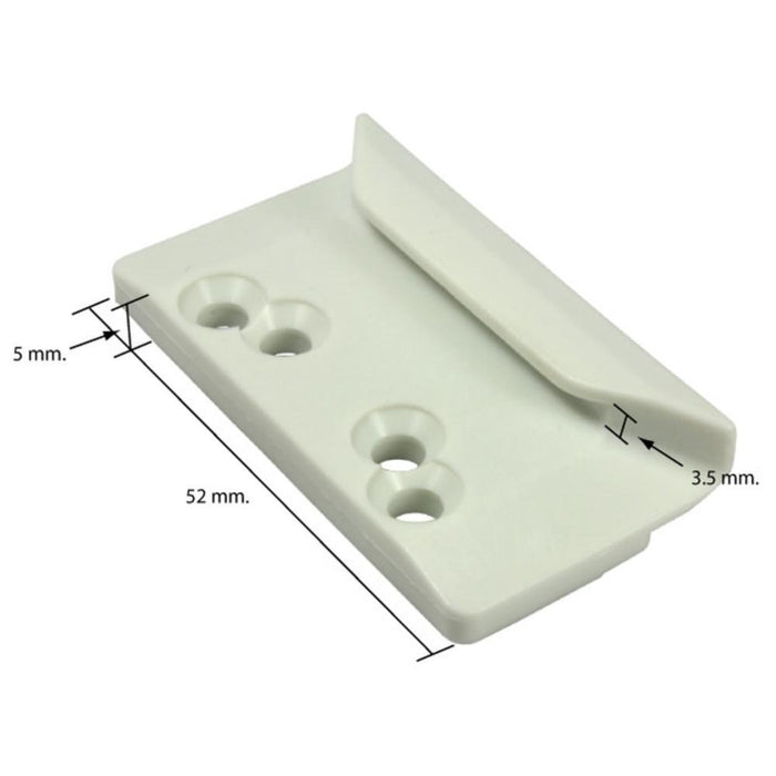 Casement Window Nylon Keeper With 2MM Base - Reflect Window & Door