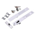 Sliding Glass Patio Door White Non - Keyed Flush Mount Handle Set 6 - 5/8" Screw Holes with 4 Hook Assortment - Reflect Window & Door