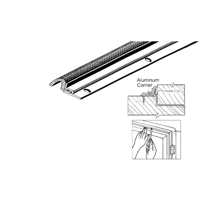 Entry Door Foam - Tite Retrofit Weatherstripping for Standard Doors - Reflect Window & Door