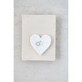 White Marble Heart Dish