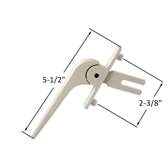 Casement Window White Multi - Point Security Locking Handle – Heavy - Duty Window Lock - Reflect Window & Door