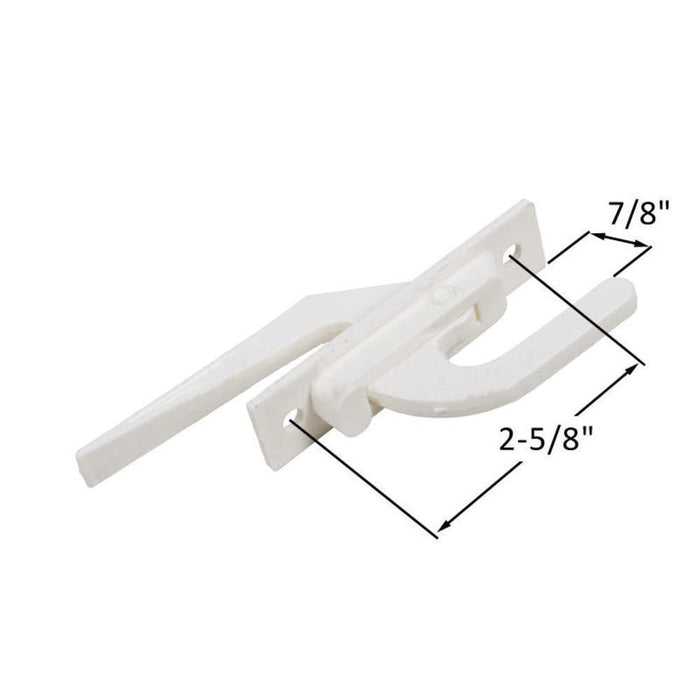 Casement Window White Plastic Security Locking Handle – Replacement Lock Handle for Vinyl Windows - Reflect Window & Door