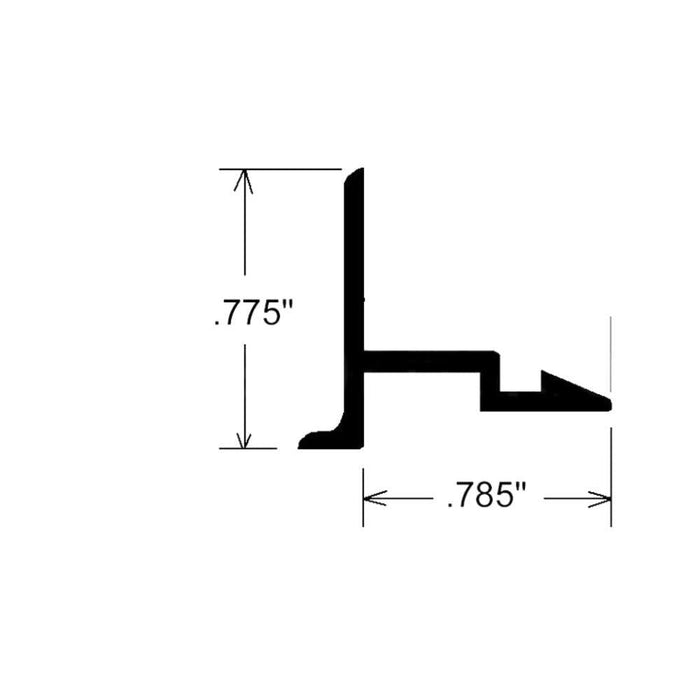 Residential PVC Triple Sealed Unit Window Stop for Weathershield Windows – Replacement Window Stop Insert - Reflect Window & Door