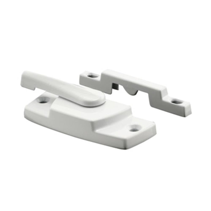 Window Security Sash Lock With 2 - 1/4" Screw Holes and 7/16" Hole Backset Without Lugs - Reflect Window & Door