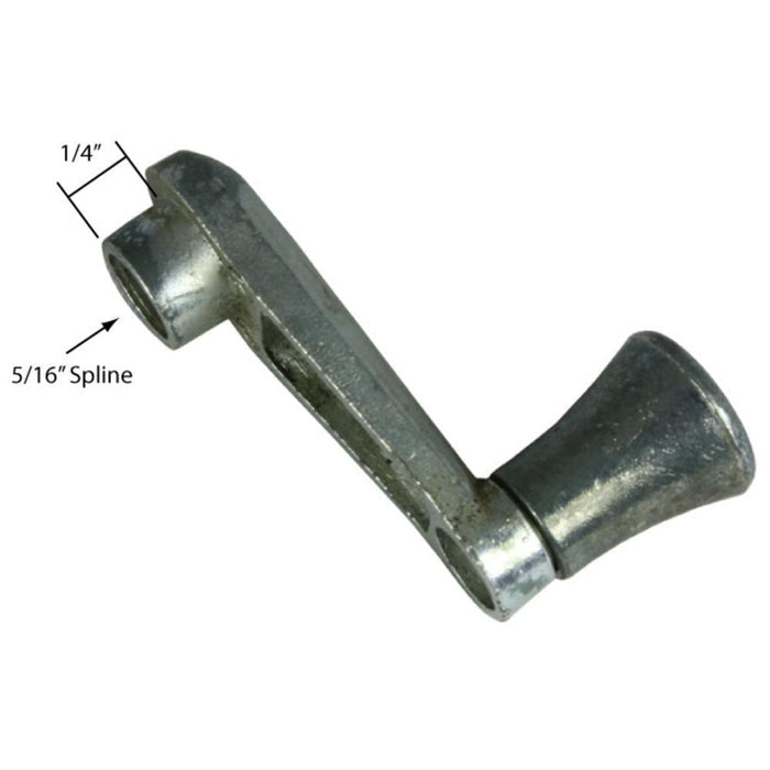 Window Crank Handle – Durable 1/4" Stem, Universal Fit - Reflect Window & Door