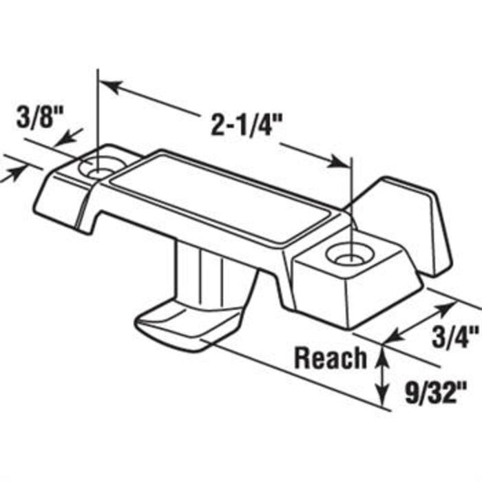 Window Sash Lock With 2 - 1/4" Screw Holes for Acorn Windows - Reflect Window & Door