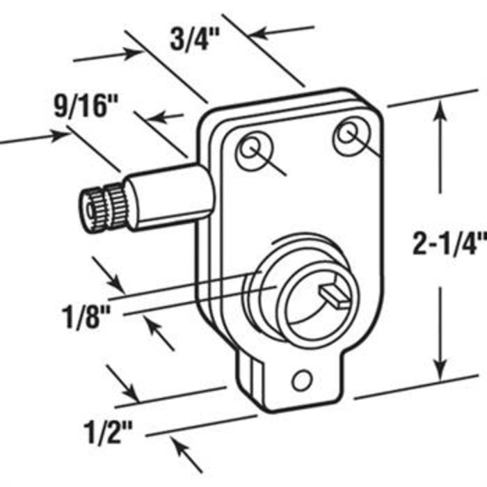 Window Torque Operator; 3/4" Screw Holes - Reflect Window & Door