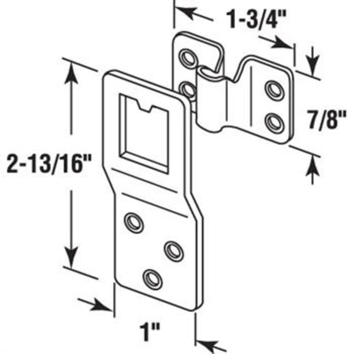 Wood Storm Window Sash Hangers – Surface Mount Set - Reflect Window & Door