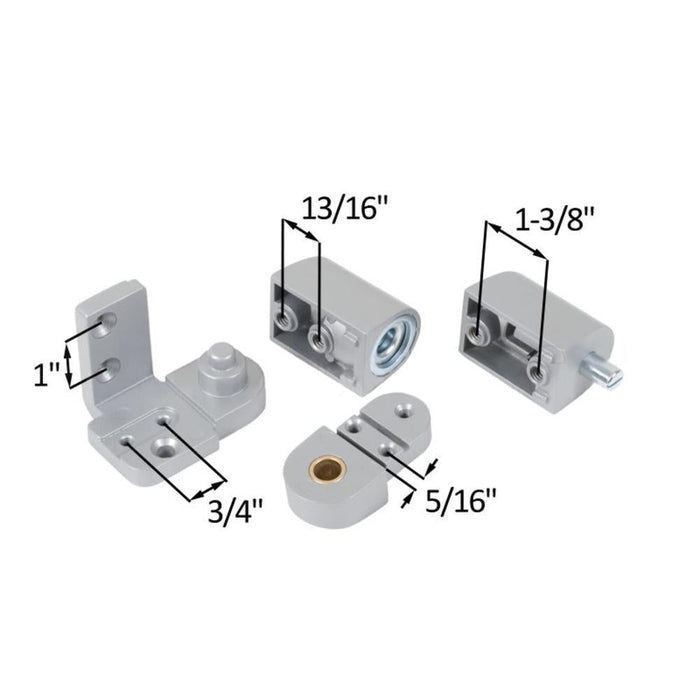 YKK Commercial Aluminum Storefront Door Left Hand Pivot Set - Reflect Window & Door
