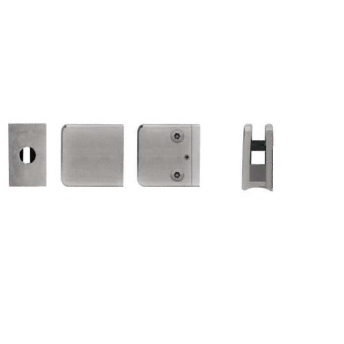 Z - Series Large Square Clamp for 3/8" Glass - Reflect Window & Door