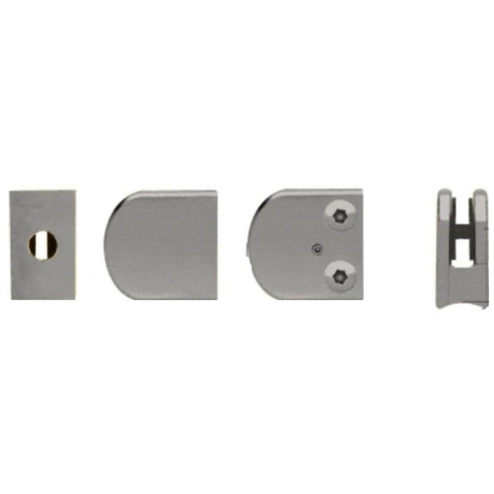 Z - Series Zinc Large Round Clamp for 3/8" Glass - Reflect Window & Door