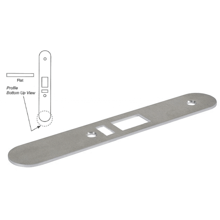 Zimmcor Latch Lock Face Plate - Reflect Window & Door